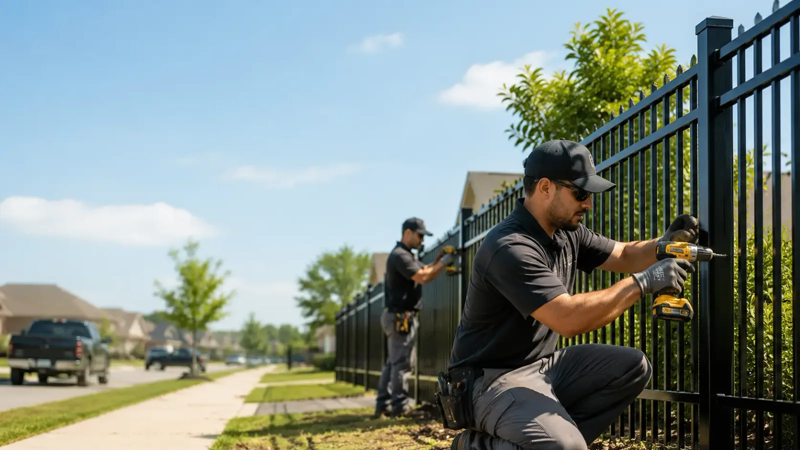 Metal Fence Installation in Bloomington, TX